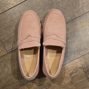 Shoe Dazzle Pink Loafers